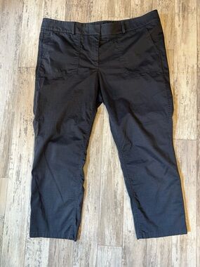 LOFT Cropped Slate Gray Chinos